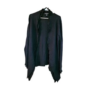 Avellini 100% 2 ply cashmere on cardigan L